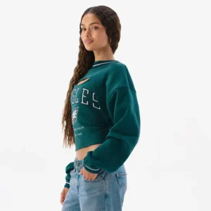 Areena Design <p>Show your team pride in the Midnight Green Fleece Off Season x NFL Philadelphia Eagles Shrug Cami with comfortable everyday style, versatile layering, and a confiden</p> Women's Off Season x NFL Philadelphia Eagles Shrug Cami