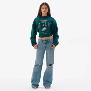 Areena Design <p>Show your team pride in the Midnight Green Fleece Off Season x NFL Philadelphia Eagles Shrug Cami with comfortable everyday style, versatile layering, and a confiden</p> Women's Off Season x NFL Philadelphia Eagles Shrug Cami