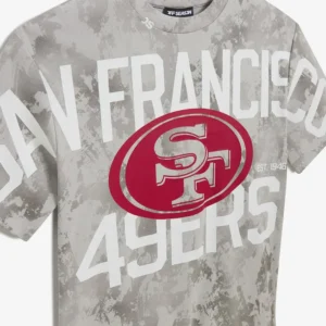 Areena Design <p>Show your team pride in this Gray Cotton T-shirt. Soft, versatile, and easy to style, it brings comfortable team spirit to game days, casual weekends, travel, and everyday layering with a polished athletic finish.</p> Off Season x NFL San Francisco 49ers Camo Graphic T-Shirt <p>Show your team pride in this Gray Cotton T-shirt. Soft, versatile, and easy to style, it brings comfortable team spirit to game days, casual weekends, travel, and everyday layering with a polished athletic finish.</p>