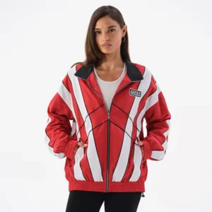 Areena Design <p>Show your team pride in the Scarlet Polyester Off Season x NFL San Francisco 49ers Full-Zip Windbreaker Jacket with comfortable everyday style, versatile layering, a</p> Off-Season x NFL San Francisco 49ers Full-Zip Windbreaker Jacket