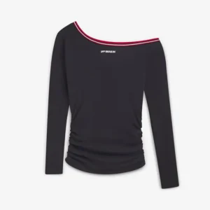 Areena Design <p>Show your team pride in this Black Fleece top. Soft, versatile, and easy to style, it brings comfortable team spirit to game days, casual weekends, travel, and everyday layering with a polished athletic finish.</p> Off Season x NFL San Francisco 49ers Off The Shoulder Long Sleeve Top