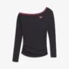 Areena Design <p>Show your team pride in this Black Fleece top. Soft, versatile, and easy to style, it brings comfortable team spirit to game days, casual weekends, travel, and everyday layering with a polished athletic finish.</p> Off Season x NFL San Francisco 49ers Off The Shoulder Long Sleeve Top