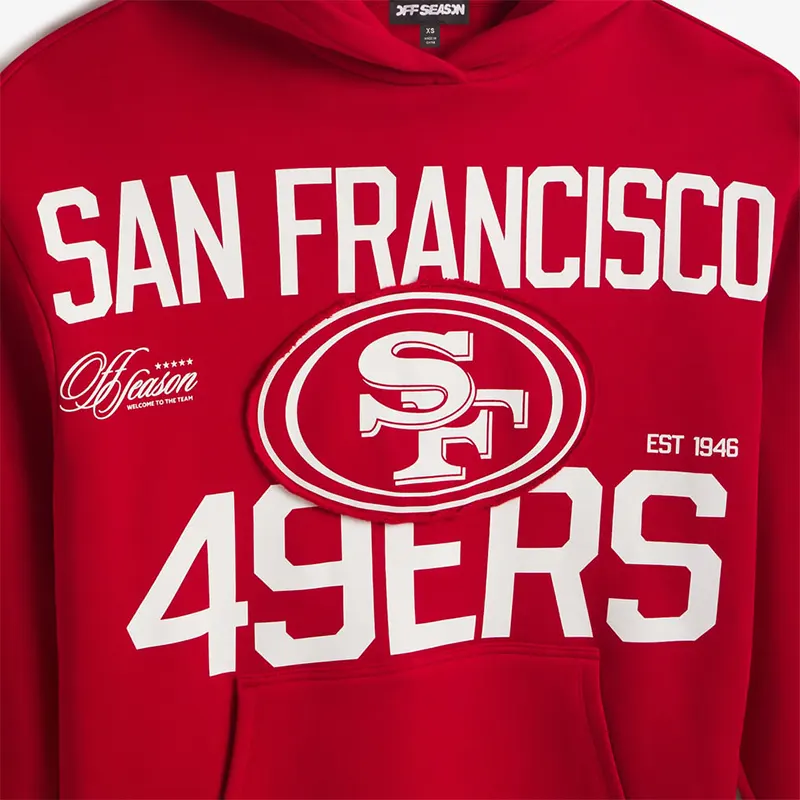 Off Season x NFL San Francisco 49ers Oversized Hoodie Off Season x NFL San Francisco 49ers Oversized Hoodie