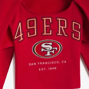Areena Design <p>Show your team pride in the Scarlet Fleece Off Season x NFL San Francisco 49ers Shrug Cami with comfortable everyday style, versatile layering, and a confident fan-f</p> Women's Off Season x NFL San Francisco 49ers Red Shrug Cami