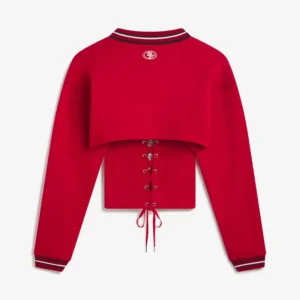 Areena Design <p>Show your team pride in the Scarlet Fleece Off Season x NFL San Francisco 49ers Shrug Cami with comfortable everyday style, versatile layering, and a confident fan-f</p> Women's Off Season x NFL San Francisco 49ers Shrug Cami