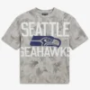 Areena Design <p>Show your team pride in this Gray Polyester top. Soft, versatile, and easy to style, it brings comfortable team spirit to game days, casual weekends, travel, and everyday layering with a polished athletic finish.</p> Off Season x NFL Seattle Seahawks Camo Graphic T-Shirt