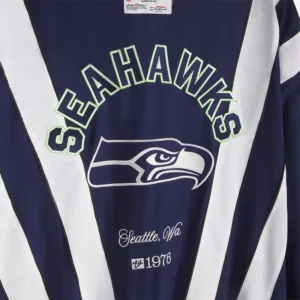 Areena Design <p>Show your team pride in the College Navy Polyester Off Season x NFL Seattle Seahawks Full-Zip Windbreaker Jacket with comfortable everyday style, versatile layering,</p> Off Season x NFL Seattle Seahawks Full-Zip Windbreaker Jacket