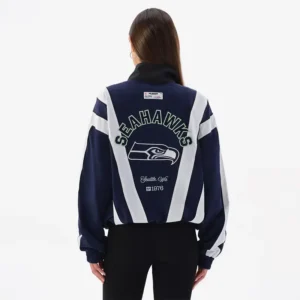 Areena Design <p>Show your team pride in the College Navy Polyester Off Season x NFL Seattle Seahawks Full-Zip Windbreaker Jacket with comfortable everyday style, versatile layering,</p> Off Season x NFL Seattle Seahawks Full-Zip Windbreaker Jacket