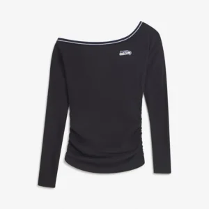 Off Season x NFL Seattle Seahawks Off The Shoulder Long Sleeve Top