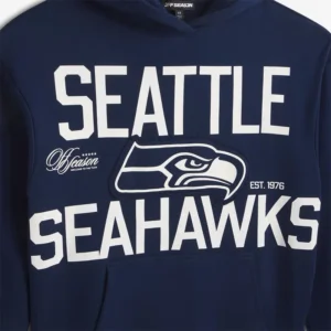 Areena Design <p>Show your team pride in this College Navy Fleece hoodie. Soft, versatile, and easy to style, it brings comfortable team spirit to game days, casual weekends, travel, and everyday layering with a polished athletic finish.</p> Off Season x NFL Seattle Seahawks Oversized Hoodie