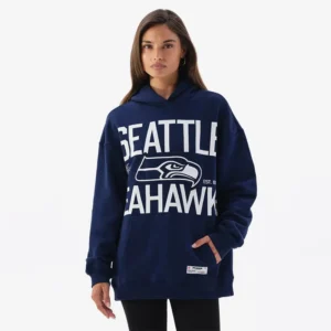 Areena Design <p>Show your team pride in this College Navy Fleece hoodie. Soft, versatile, and easy to style, it brings comfortable team spirit to game days, casual weekends, travel, and everyday layering with a polished athletic finish.</p> Off Season x NFL Seattle Seahawks Oversized Hoodie