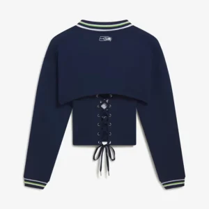 Areena Design <p>Show your team pride in the College Navy Fleece Off Season x NFL Seattle Seahawks Shrug Cami with comfortable everyday style, versatile layering, and a confident fan</p> Women's Off Season x NFL Seattle Seahawks Shrug Cami