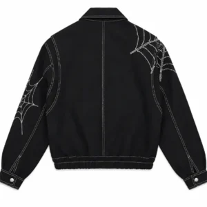 Areena Design <p>Shop the Opium Contrast Stitch Jacket in Black Denim, made for comfortable everyday wear, easy layering, game days, travel, weekends, gifting, and versatile Opium Contrast Stitch Jacket