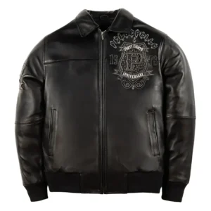 Pelle Pelle 48th Anniversary Dark Black Leather Jacket