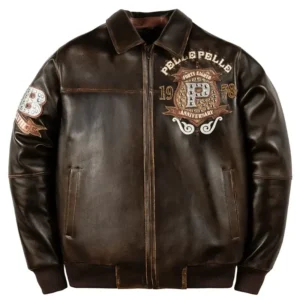 Pelle Pelle 48th Anniversary Dark Brown Leather Jacket