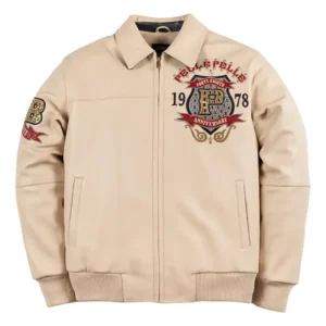 Pelle Pelle 48th Anniversary Off White Leather Jacket