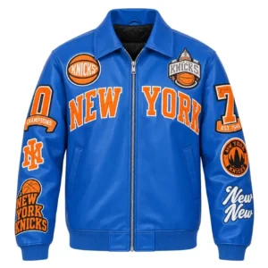 Pelle Pelle Knicks Blue Jacket