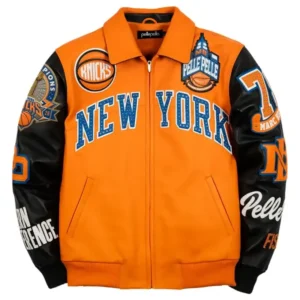Pelle Pelle Knicks Orange Jacket
