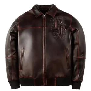 Pelle Pelle Shoulder Crest Red Jacket