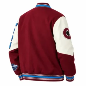 Areena Design <p>Shop the <strong>Peter Forsberg 30th Anniversary Varsity Jacket</strong>, crafted from premium wool fabric in a stylish maroon color. This jacket offers a comfortable fit, durable construction, and a standout look for casual wear, streetwear, fan outfits, and everyday styling.</p><ul><li><strong>Material:</strong> Wool</li><li><strong>Color:</strong> Maroon</li><li><strong>Style:</strong> Comfortable, versatile, and easy to layer</li></ul> Men's Peter Forsberg 30th Anniversary Varsity Jacket