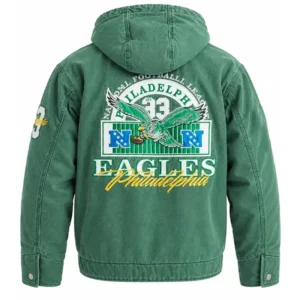 Areena Design <p>Show your sports-inspired style with the <strong>Philadelphia Eagles Hooded Bomber Jacket</strong>. This bomber jacket combines a bold team-focused look with versatile everyday appeal, making it ideal for game-day outfits, casual wear, and fan collections.</p> Philadelphia Eagles Hooded Bomber Jacket <p>Show your sports-inspired style with the <strong>Philadelphia Eagles Hooded Bomber Jacket</strong>. This bomber jacket combines a bold team-focused look with versatile everyday appeal, making it ideal for game-day outfits, casual wear, and fan collections.</p>