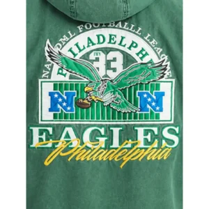 Areena Design <p>Show your sports-inspired style with the <strong>Philadelphia Eagles Hooded Bomber Jacket</strong>. This bomber jacket combines a bold team-focused look with versatile everyday appeal, making it ideal for game-day outfits, casual wear, and fan collections.</p> Philadelphia Eagles Hooded Bomber Jacket <p>Show your sports-inspired style with the <strong>Philadelphia Eagles Hooded Bomber Jacket</strong>. This bomber jacket combines a bold team-focused look with versatile everyday appeal, making it ideal for game-day outfits, casual wear, and fan collections.</p>