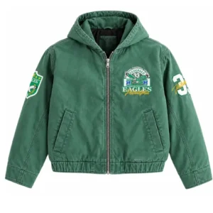 Philadelphia Eagles Hooded Bomber Jacket