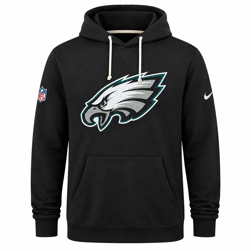Philadelphia Eagles Saquon Barkley Black Hoodie 1 Philadelphia Eagles Saquon Barkley Black Hoodie