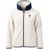 Areena Design <p>Show your sports-inspired style with the <strong>Philadelphia Phillies Cascade Eco Sherpa Jacket</strong>. This jacket combines a bold team-focused look with versatile everyday appeal, making it ideal for game-day outfits, casual wear, and fan collections.</p> Philadelphia Phillies Cascade Eco Sherpa White Jacket <p>Show your sports-inspired style with the <strong>Philadelphia Phillies Cascade Eco Sherpa Jacket</strong>. This jacket combines a bold team-focused look with versatile everyday appeal, making it ideal for game-day outfits, casual wear, and fan collections.</p>