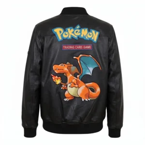 Areena Design <p>Shop the Pokemon Fire Dragon Black Leather Jacket in Black Leather, made for comfortable everyday wear, easy layering, game days, travel, weekends, gifting, Pokemon Fire Dragon Black Leather Jacket