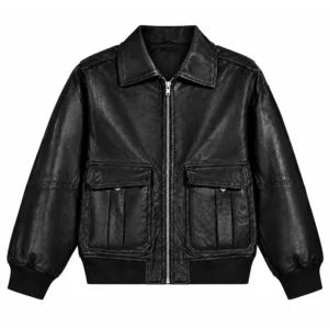 Post Malone Black Leather Jacket