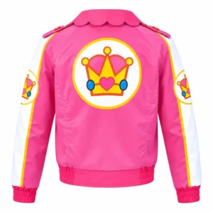 Areena Design <p>Shop the Princess Racing Pink Bomber Jacket in Pink Satin, made for comfortable everyday wear, easy layering, game days, travel, weekends, gifting, and versa Princess Racing Pink Bomber Jacket