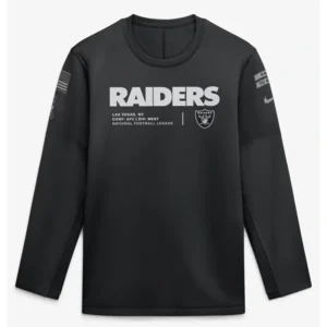 Raiders 2026 Salute to Service Crewneck Sweatshirt