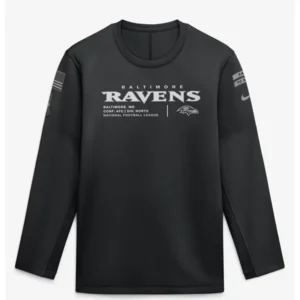Ravens 2026 Salute to Service Crewneck Sweatshirt