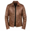 Areena Design <p>Shop the Neptun x Avatar Appa Chinese Olive Green Jacket in Olive Green Suede Leather, made for comfortable everyday wear, easy layering, game days, travel, Reeves Men’s Brown Shirt Collar Leather Biker Jacket