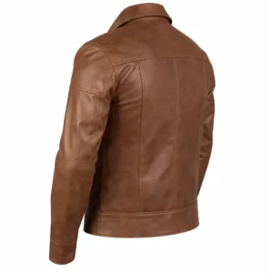 Areena Design <p>Shop the Reeves Men’s Brown Shirt Collar Leather Biker Jacket in Brown Leather , made for comfortable everyday wear, easy layering, game days, travel, weeke Reeves Men’s Brown Shirt Collar Leather Biker Jacket