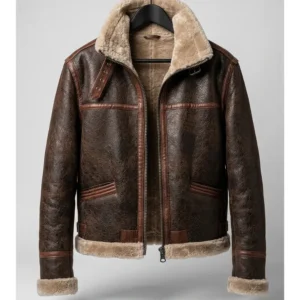 Resident Evil 4 Leon Kennedy Shearling Jacket