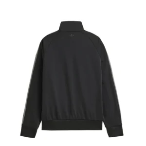 Areena Design <h2>Product Specifications</h2>
<ul>
<li>Official Adidas x SP5DER collaboration piece</li>
<li>Signature shimmering rhinestone logo across chest</li>
<li>Iconic rhinestone 3-stripes detailing down the sleeves</li>
<li>Made from premium 100% recycled polyester fabric</li>
<li>Full-zip front closure with classic stand-up high collar</li>
<li>Sturdy ribbed cuffs and hem for a comfortable athletic fit</li>
</ul> SP5DER Rhinestone Black Track Jacket <h2>Product Specifications</h2>
<ul>
<li>Official Adidas x SP5DER collaboration piece</li>
<li>Signature shimmering rhinestone logo across chest</li>
<li>Iconic rhinestone 3-stripes detailing down the sleeves</li>
<li>Made from premium 100% recycled polyester fabric</li>
<li>Full-zip front closure with classic stand-up high collar</li>
<li>Sturdy ribbed cuffs and hem for a comfortable athletic fit</li>
</ul>