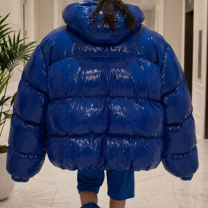 Areena Design Ali G Who Iz I? 2026 Sacha Baron Cohen Blue Big Puffer Jacket
