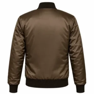 Areena Design <p>Shop the San Diego Padres Emma Stone Satin Brown Bomber Jacket in Brown Satin, made for comfortable everyday wear, easy layering, game days, travel, weekends San Diego Padres Emma Stone Satin Brown Bomber Jacket