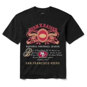 San Francisco 49ers Born x Raised Unisex Crest T-Shirt