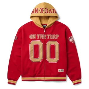 Areena Design <p>Shop the San Francisco 49ers Born x Raised Unisex On The Turf Full-Zip Hoodie in Scarlet Fleece, made for everyday comfort and standout style....</p> San Francisco 49ers Born x Raised Unisex On The Turf Full-Zip Hoodie <p>Shop the San Francisco 49ers Born x Raised Unisex On The Turf Full-Zip Hoodie in Scarlet Fleece, made for everyday comfort and standout style....</p>