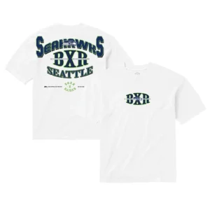 Seattle Seahawks Born x Raised Unisex Block Letter T-Shirt