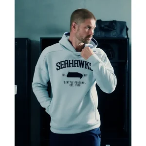 Areena Design <p>Show your team pride in the Grey Fleece NFL Seattle Seahawks LTD. TerraBlend Hoodie with comfortable everyday style, versatile layering, and a confident fan-focused </p> Seattle Seahawks LTD. TerraBlend Grey Fleece Hoodie
