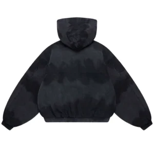 Areena Design <strong>Product Specifications</strong> <ul> <li>Material: Cotton</li> <li>Inner Lining: Ultra-Soft Comfort Lining</li> <li>Front Closure: Heavy-Duty Zipper with Decorative Metal Clasps</li> <li>Collar: Attached Hood</li> <li>Cuffs: Rib-Knitted Cuffs</li> <li>Color: Black</li> </ul> Shinzo Shige 15oz Canvas Clasp Bomber Jacket <strong>Product Specifications</strong> <ul> <li>Material: Cotton</li> <li>Inner Lining: Ultra-Soft Comfort Lining</li> <li>Front Closure: Heavy-Duty Zipper with Decorative Metal Clasps</li> <li>Collar: Attached Hood</li> <li>Cuffs: Rib-Knitted Cuffs</li> <li>Color: Black</li> </ul>