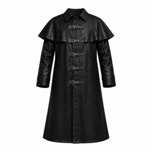 Steampunk Fisherman Halloween Black Coat