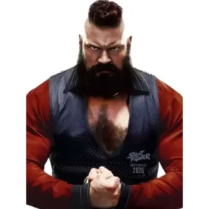Street Fighter 2026 Zangief Black Vest
