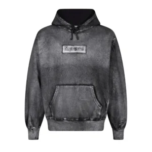 Supreme x MM6 Maison Margiela Foil Box Logo Hoodie