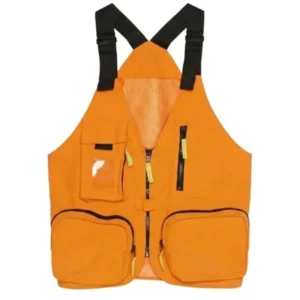 Ted Lasso S4 Moe Jeudy-Lamour Orange vest