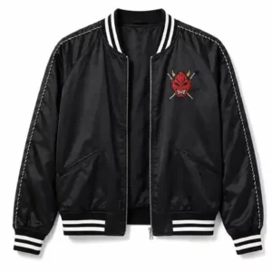 Tommy Pitera Black Bomber Jacket